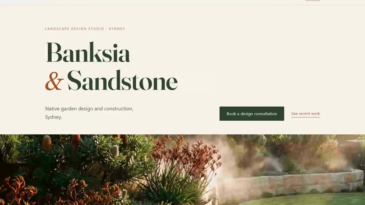 BANKSIA & SANDSTONE — Native garden monograph