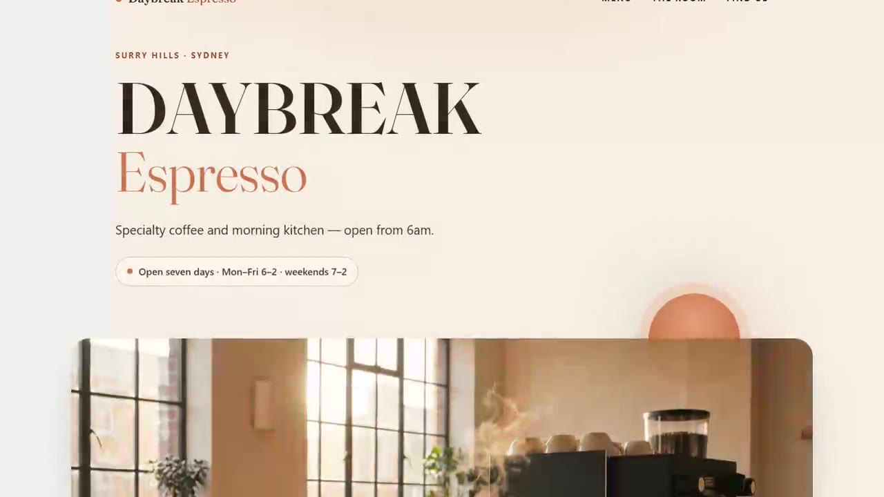 DAYBREAK — Morning light, oak and terracotta